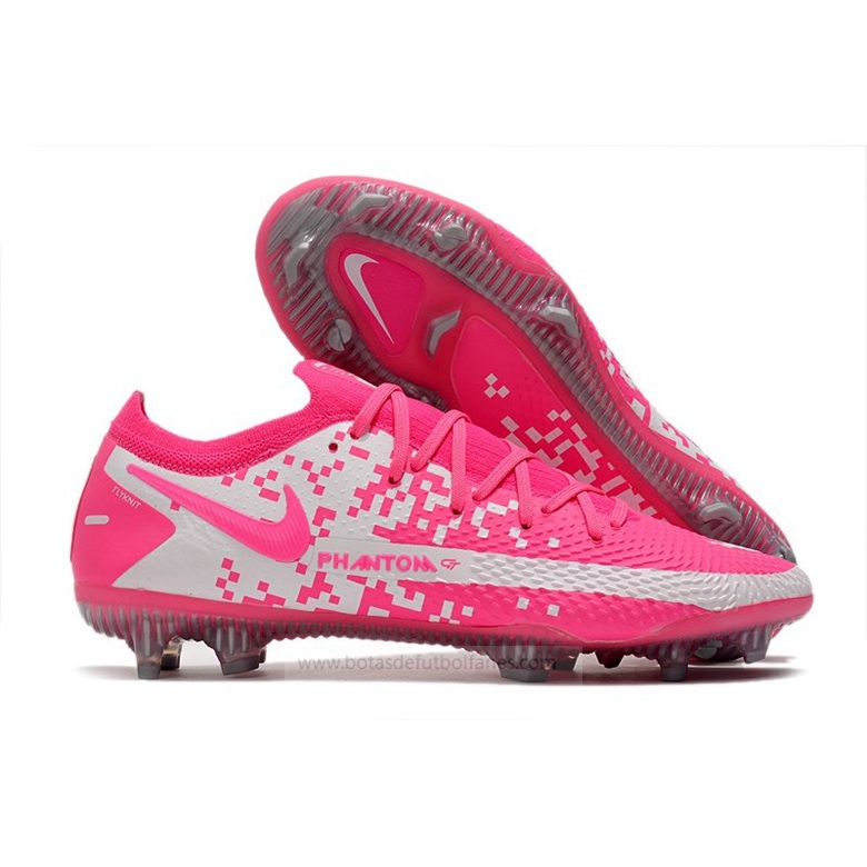 Nike Phantom GT Elite FG Hombre Rosa Vit